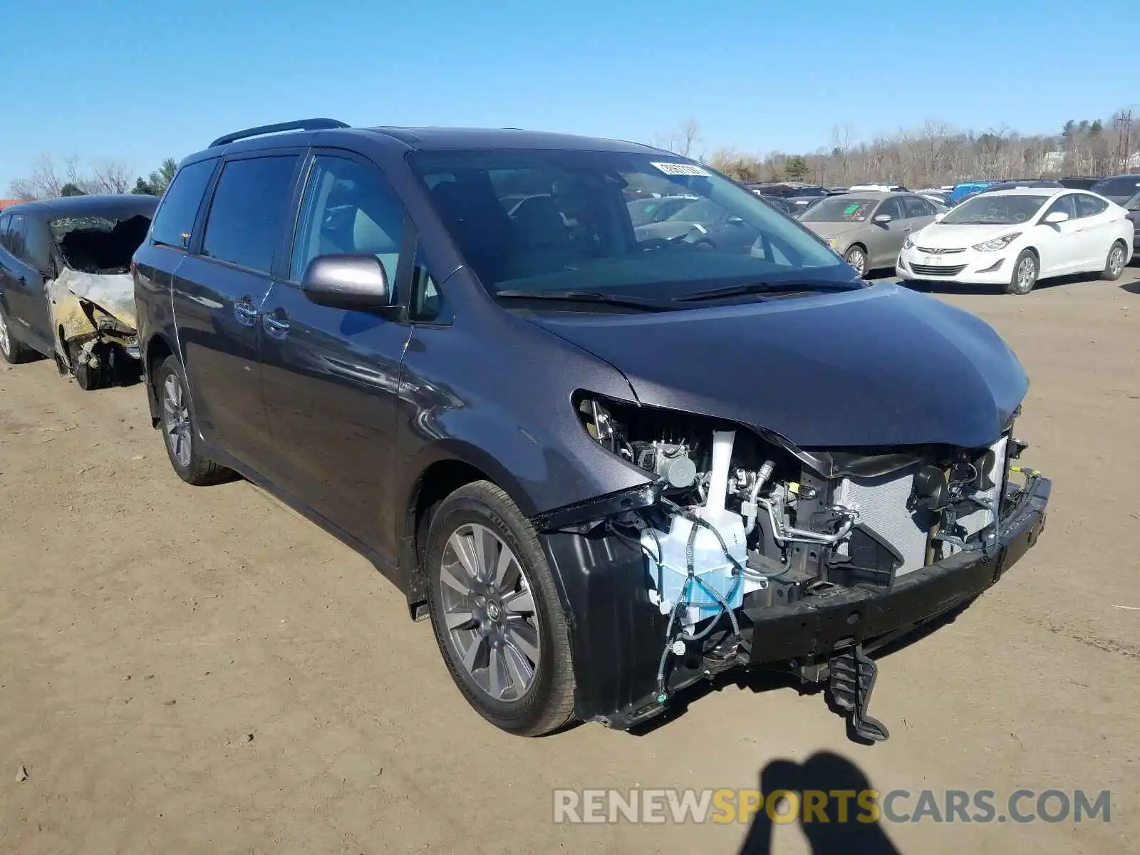 1 Photograph of a damaged car 5TDDZ3DC3LS237645 TOYOTA SIENNA 2020