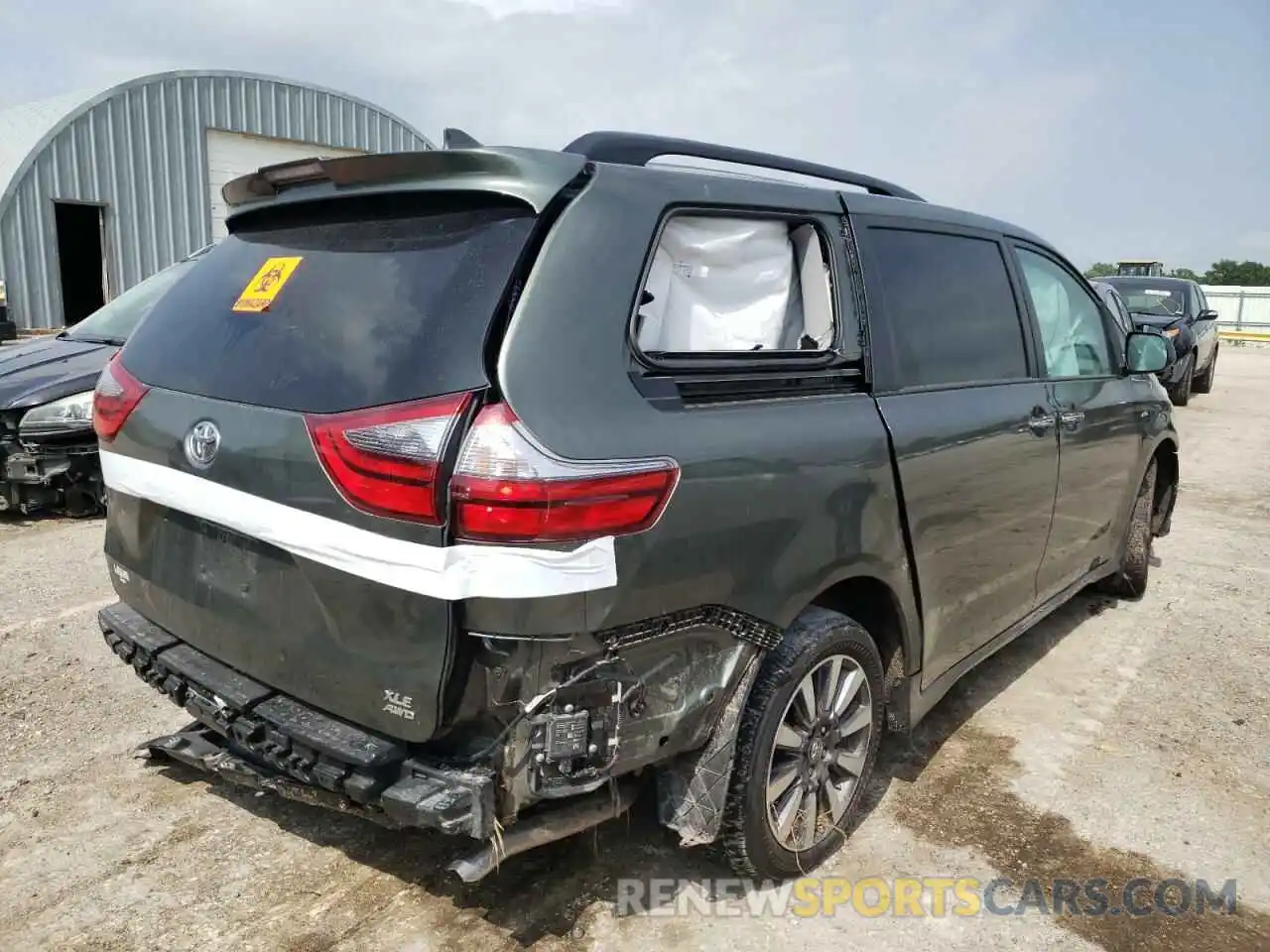 4 Фотография поврежденного автомобиля 5TDDZ3DC3LS242439 TOYOTA SIENNA 2020