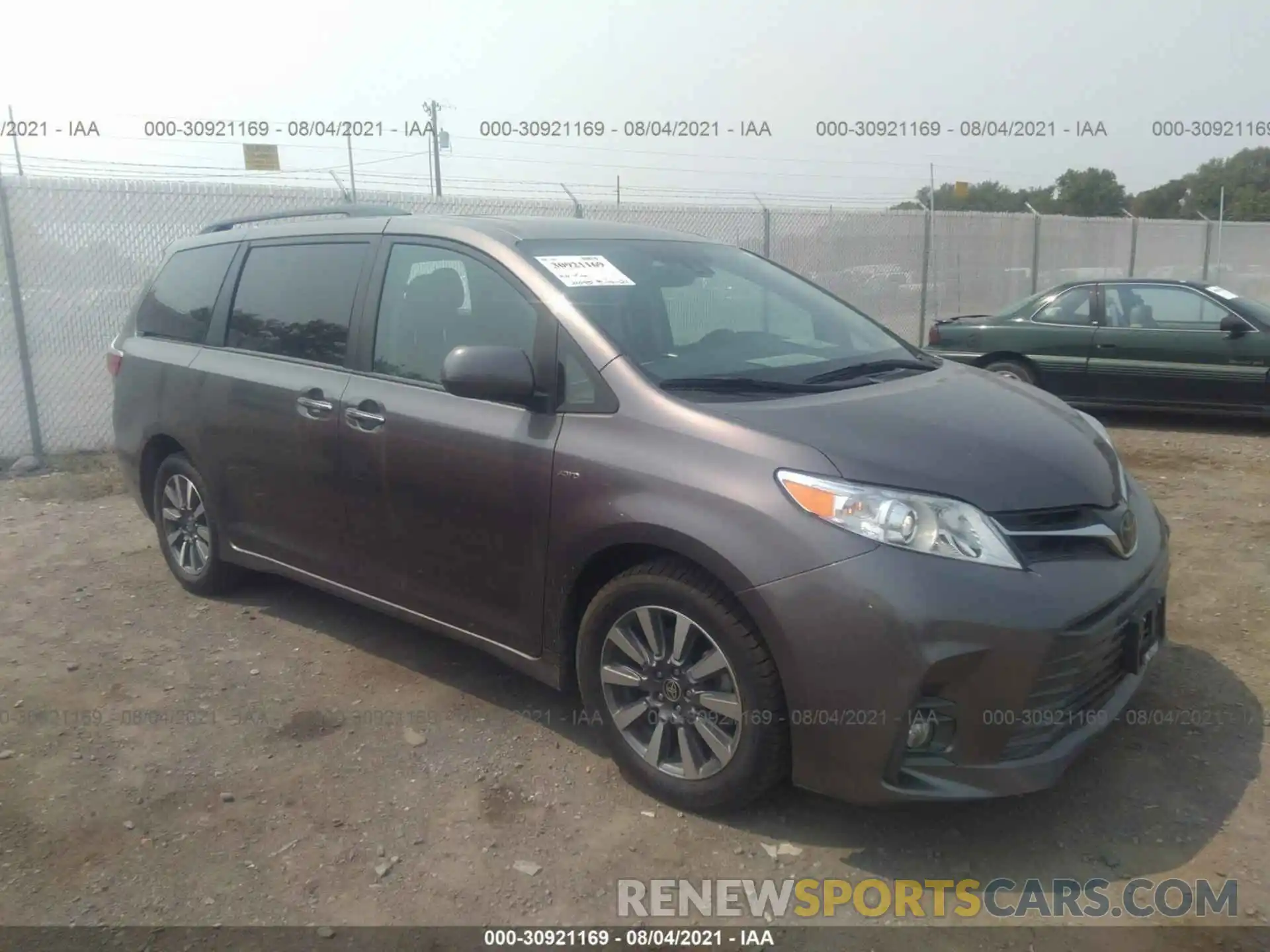 1 Photograph of a damaged car 5TDDZ3DC3LS244871 TOYOTA SIENNA 2020