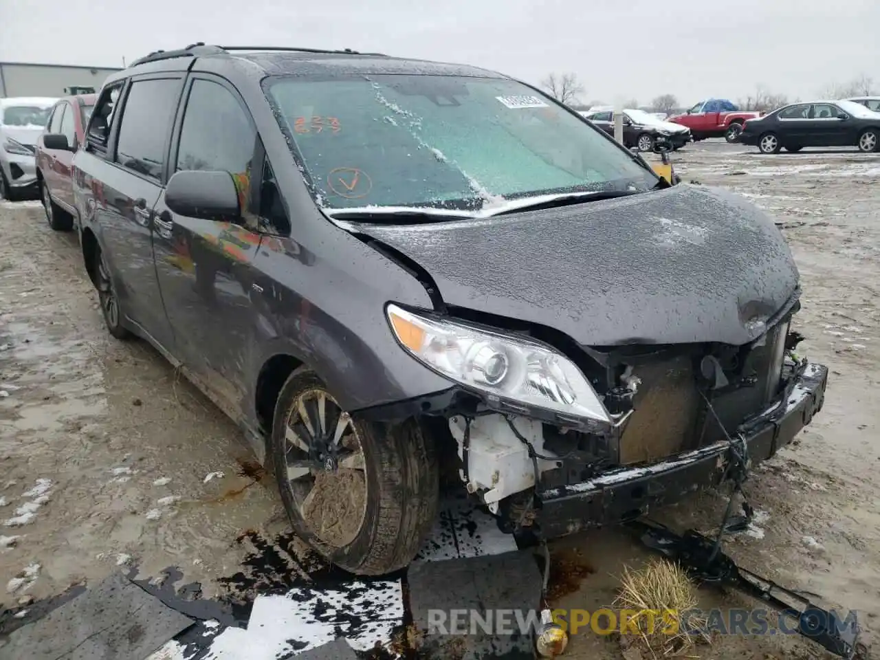 1 Photograph of a damaged car 5TDDZ3DC4LS228677 TOYOTA SIENNA 2020