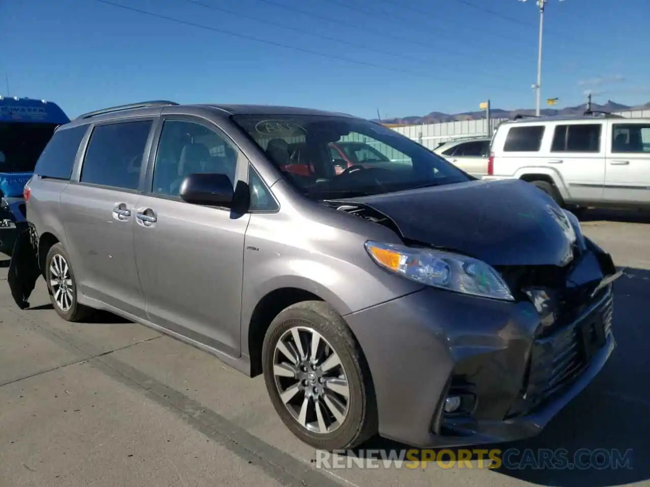 1 Photograph of a damaged car 5TDDZ3DC4LS236472 TOYOTA SIENNA 2020