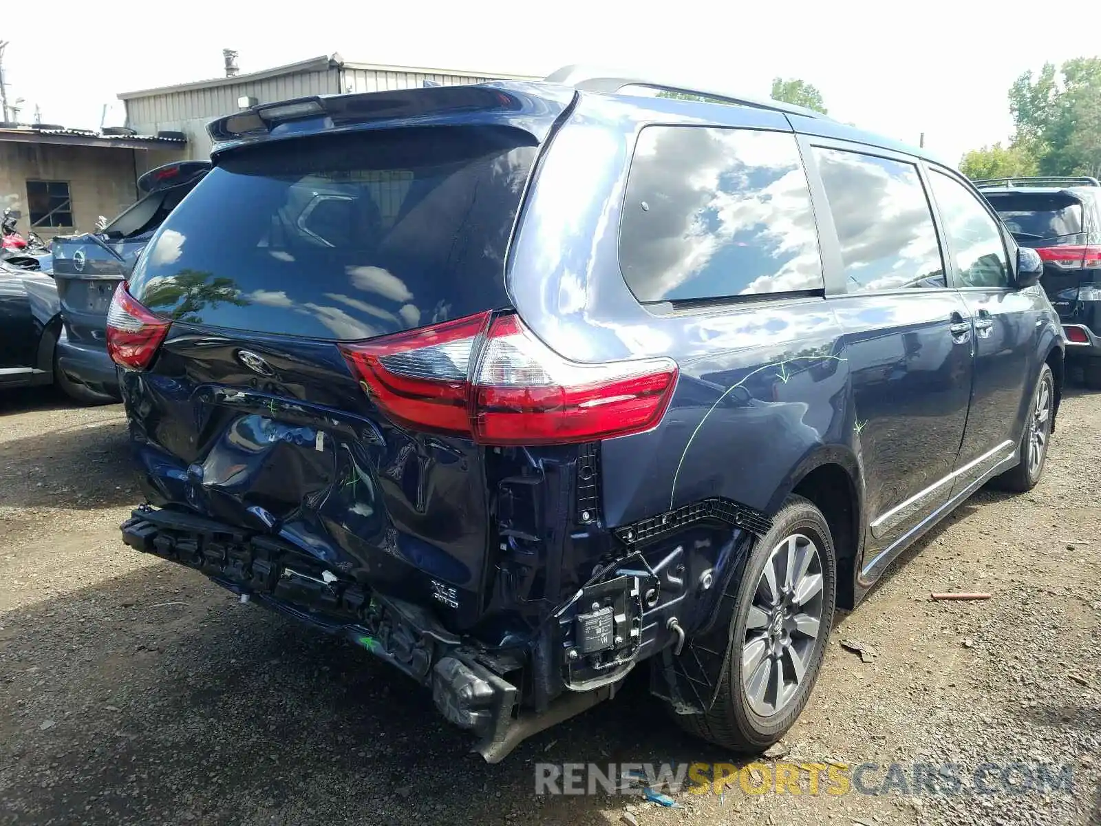 4 Фотография поврежденного автомобиля 5TDDZ3DC4LS236598 TOYOTA SIENNA 2020