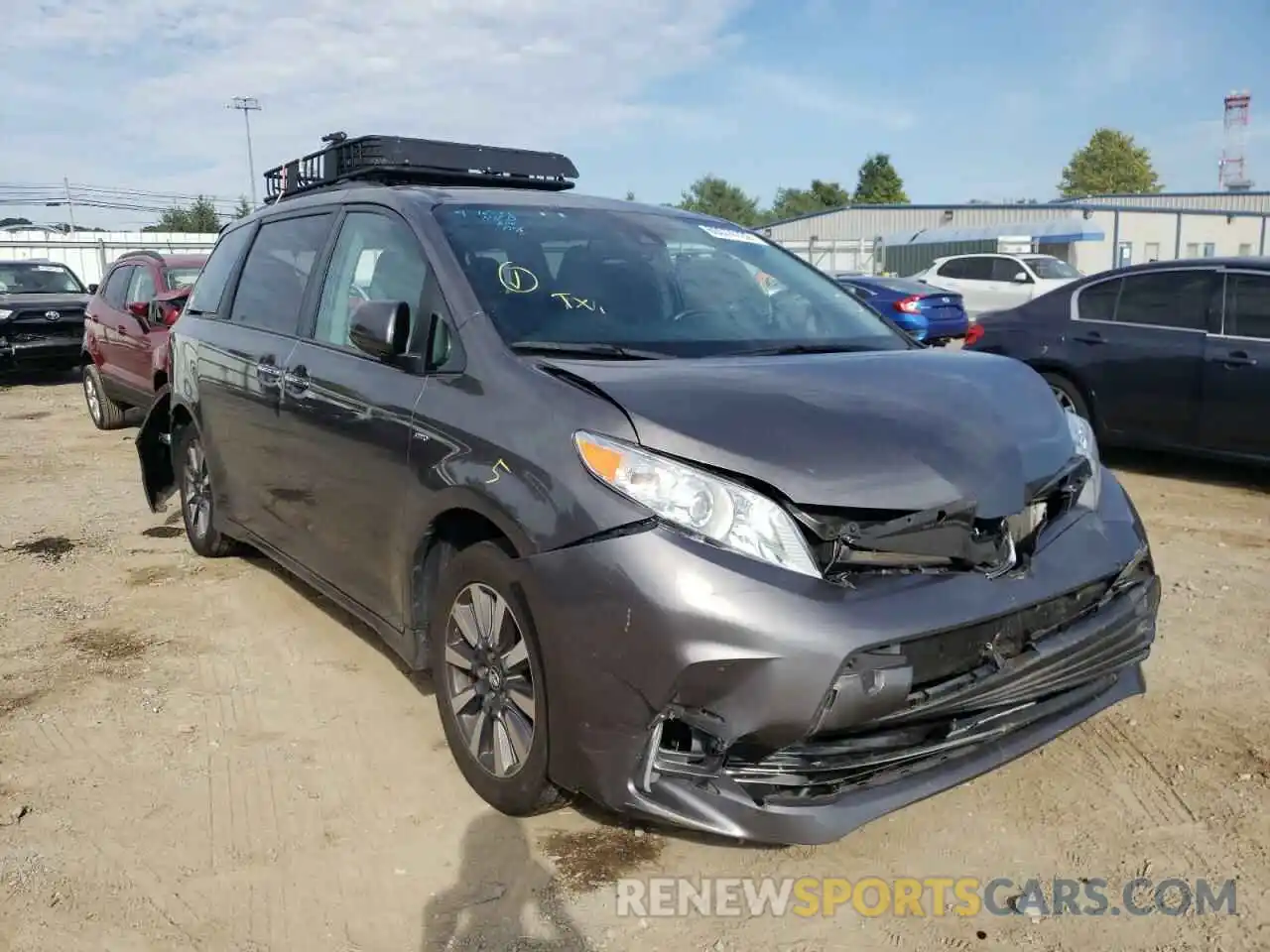 1 Photograph of a damaged car 5TDDZ3DC4LS238951 TOYOTA SIENNA 2020