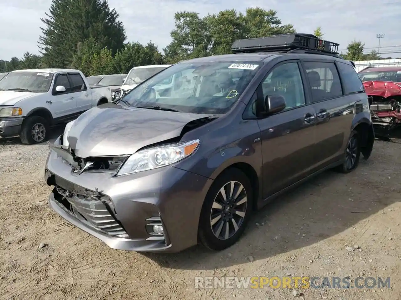 2 Photograph of a damaged car 5TDDZ3DC4LS238951 TOYOTA SIENNA 2020