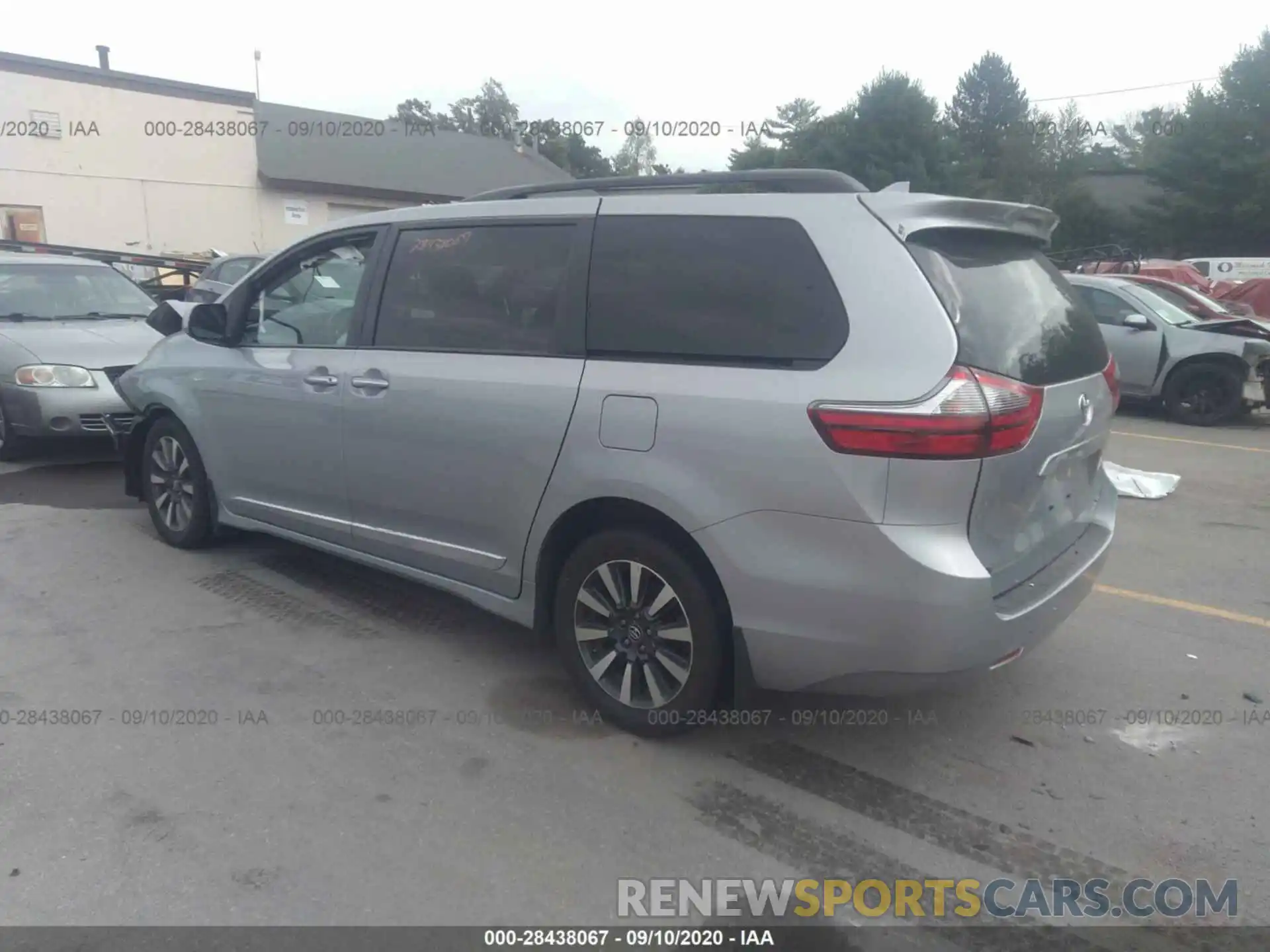 3 Фотография поврежденного автомобиля 5TDDZ3DC5LS229370 TOYOTA SIENNA 2020