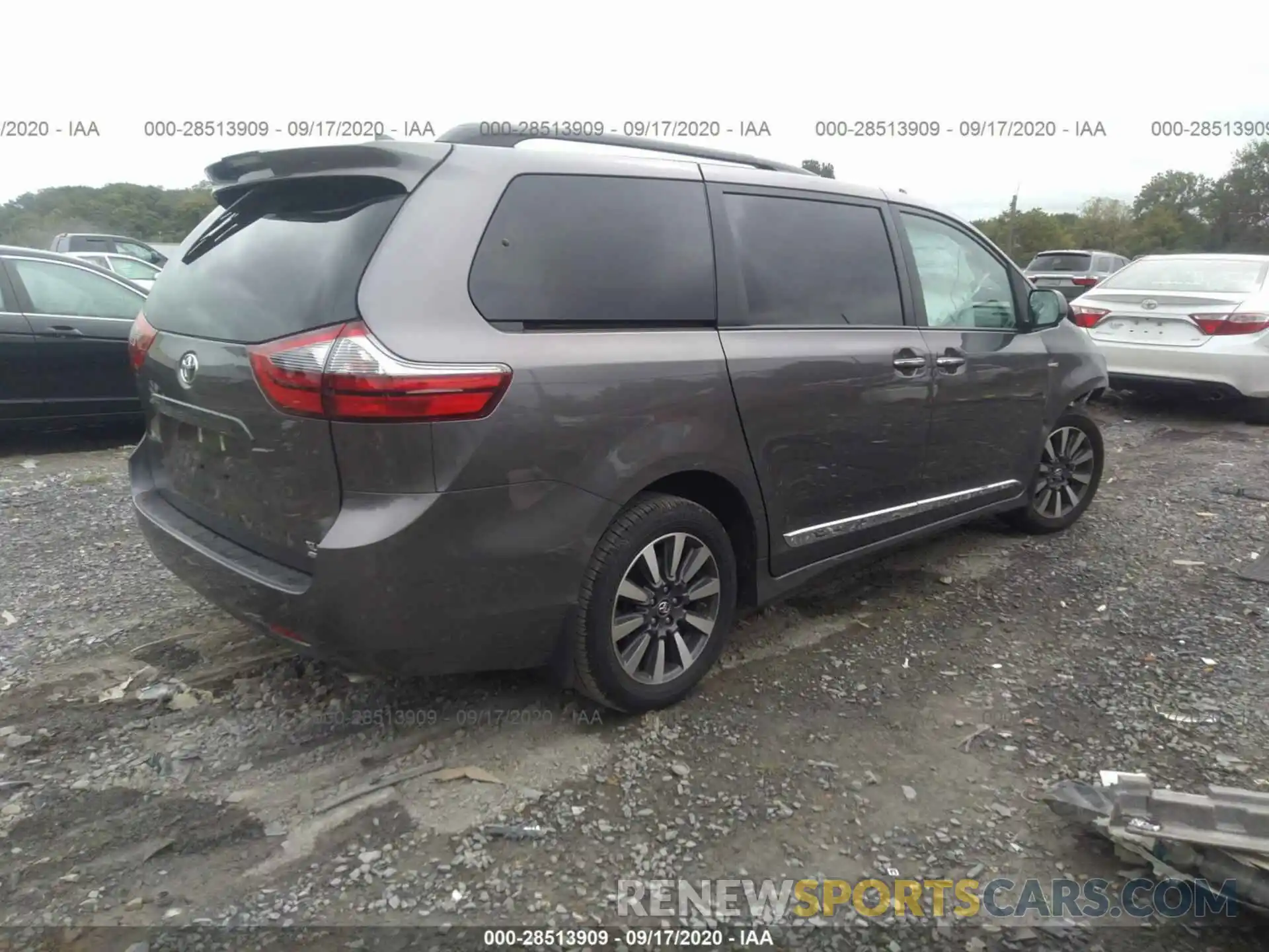 4 Фотография поврежденного автомобиля 5TDDZ3DC5LS236531 TOYOTA SIENNA 2020