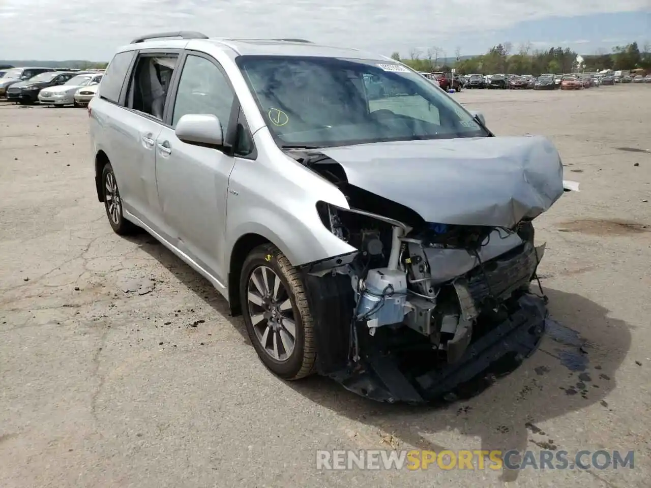 1 Photograph of a damaged car 5TDDZ3DC5LS238781 TOYOTA SIENNA 2020