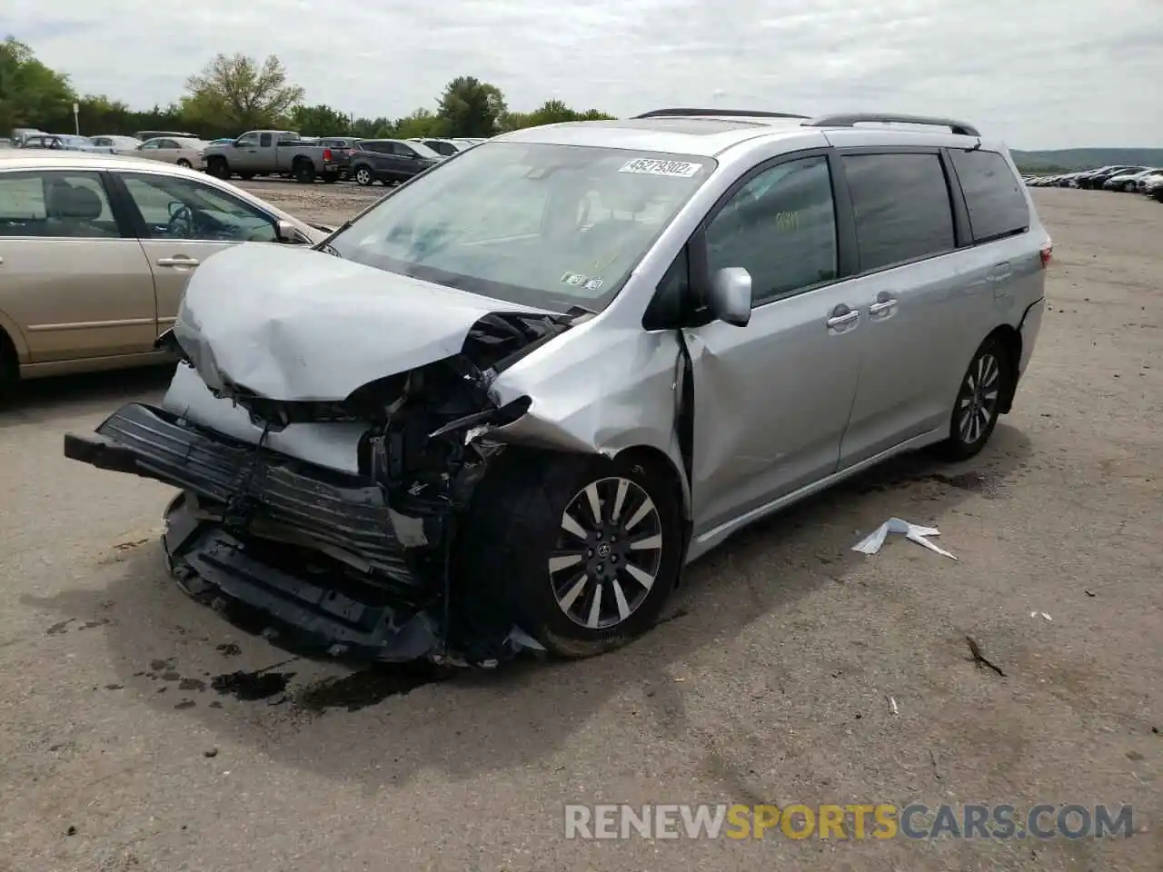 2 Photograph of a damaged car 5TDDZ3DC5LS238781 TOYOTA SIENNA 2020