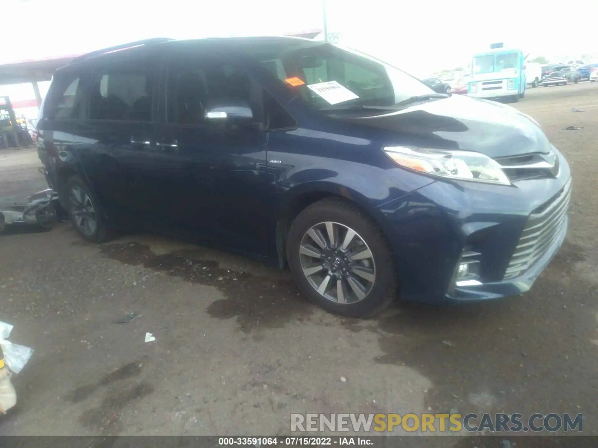 1 Фотография поврежденного автомобиля 5TDDZ3DC5LS238800 TOYOTA SIENNA 2020