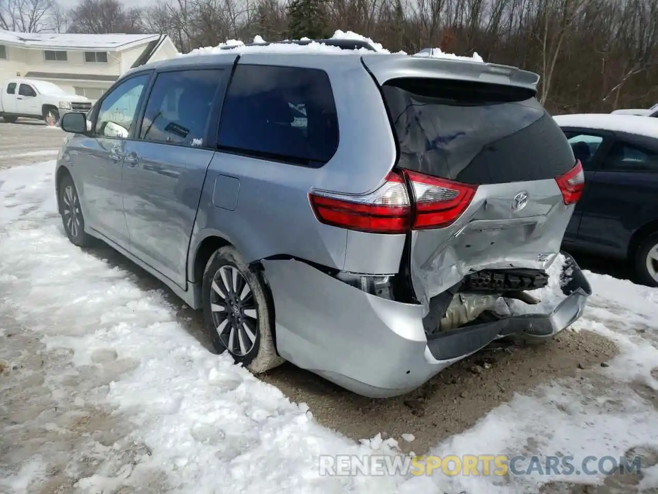 3 Фотография поврежденного автомобиля 5TDDZ3DC6LS249840 TOYOTA SIENNA 2020