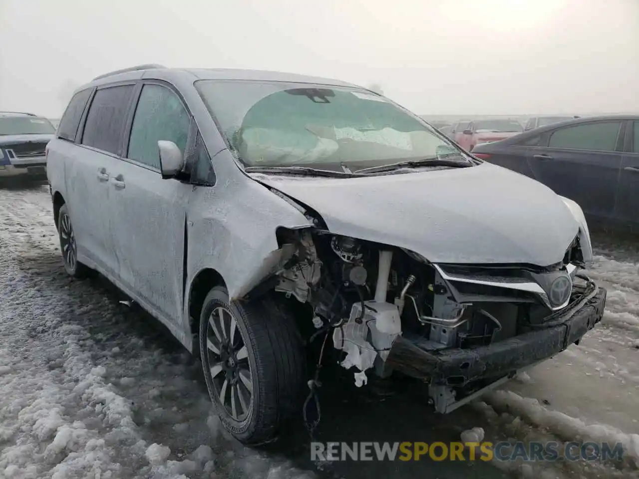 1 Photograph of a damaged car 5TDDZ3DC7LS228222 TOYOTA SIENNA 2020