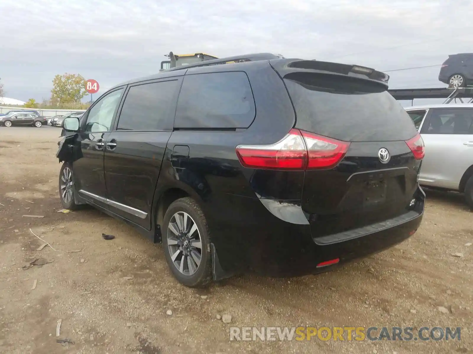 3 Фотография поврежденного автомобиля 5TDDZ3DC7LS236384 TOYOTA SIENNA 2020