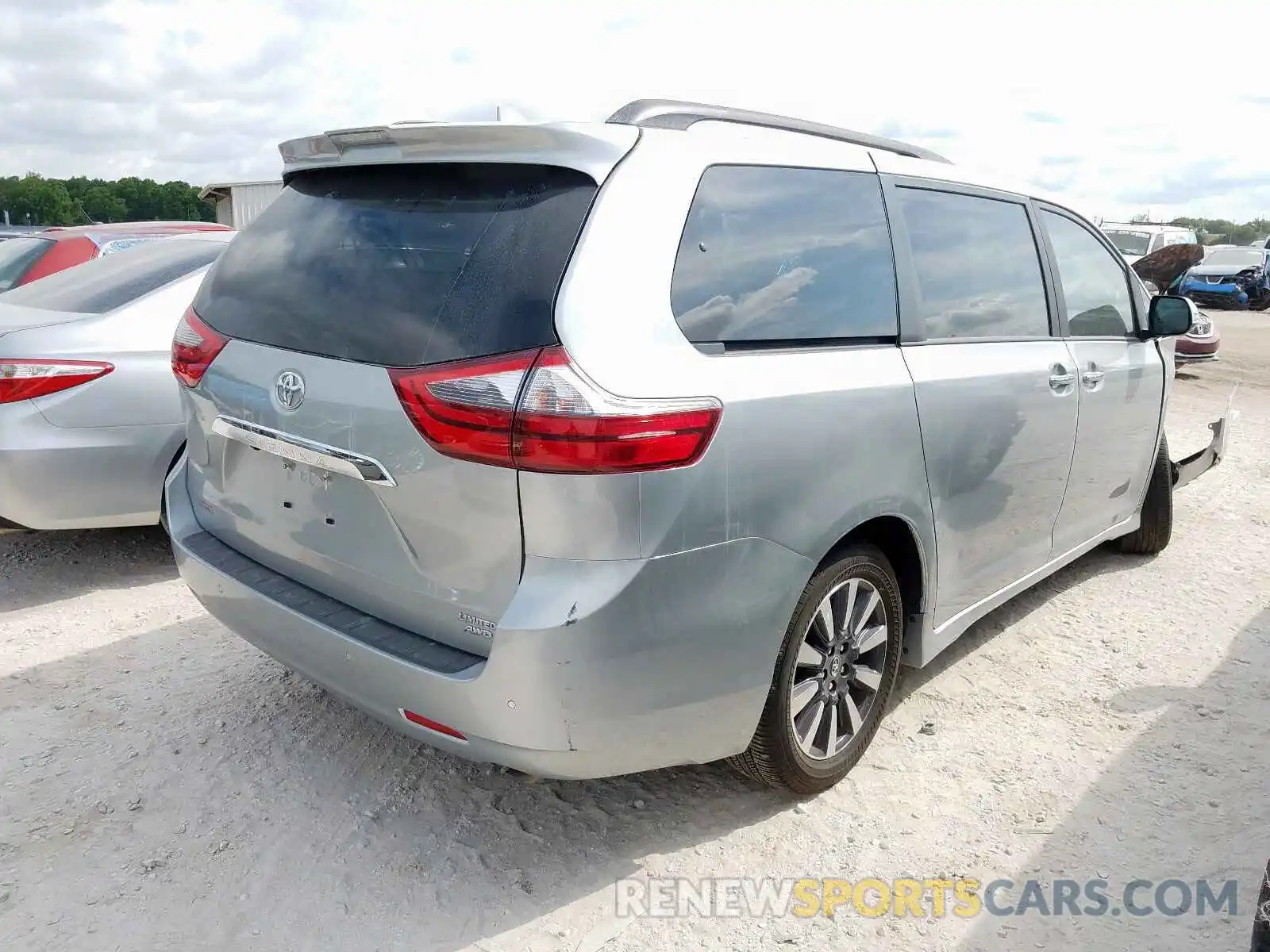 4 Фотография поврежденного автомобиля 5TDDZ3DC7LS239785 TOYOTA SIENNA 2020