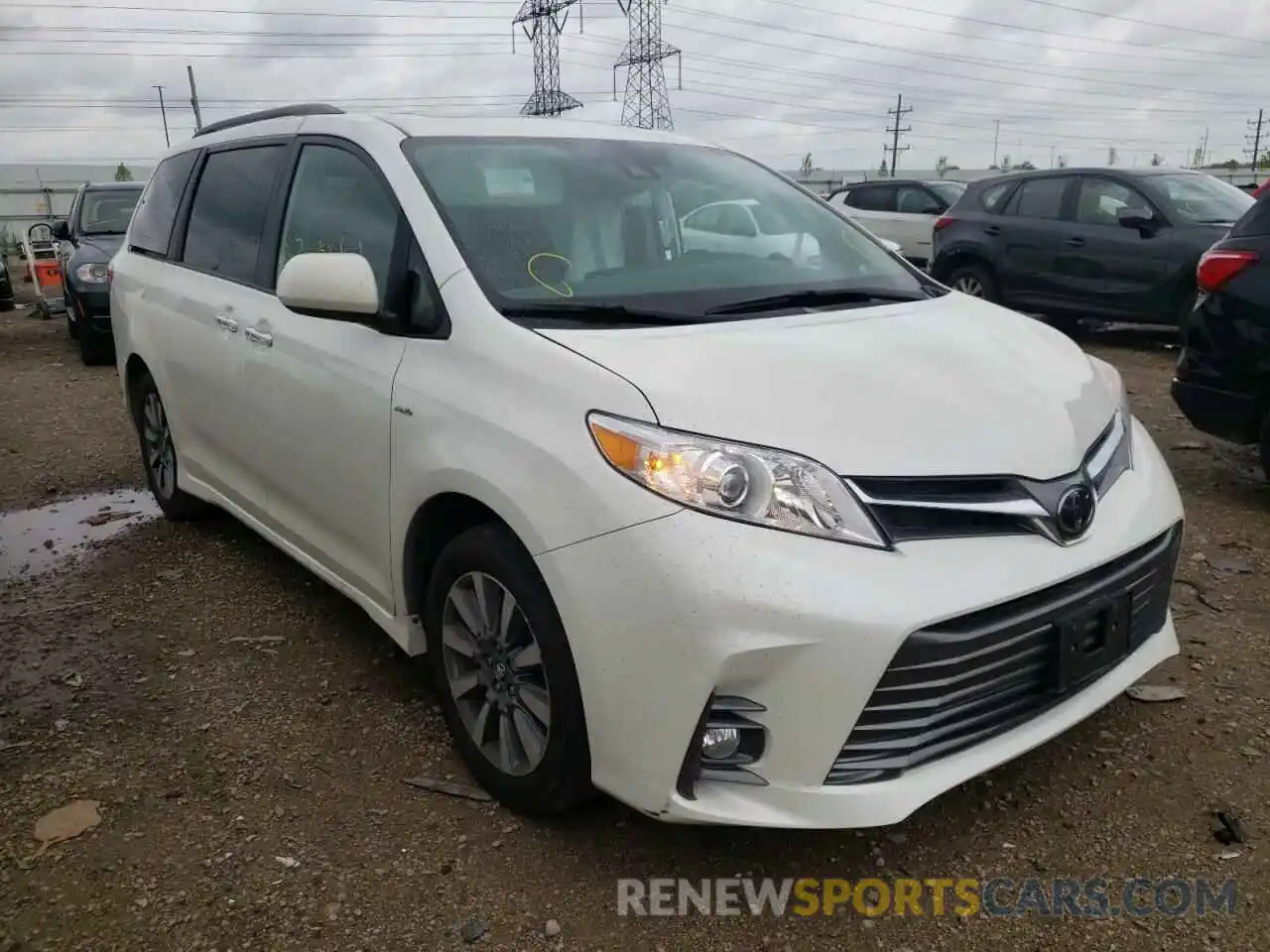 1 Photograph of a damaged car 5TDDZ3DC8LS241903 TOYOTA SIENNA 2020