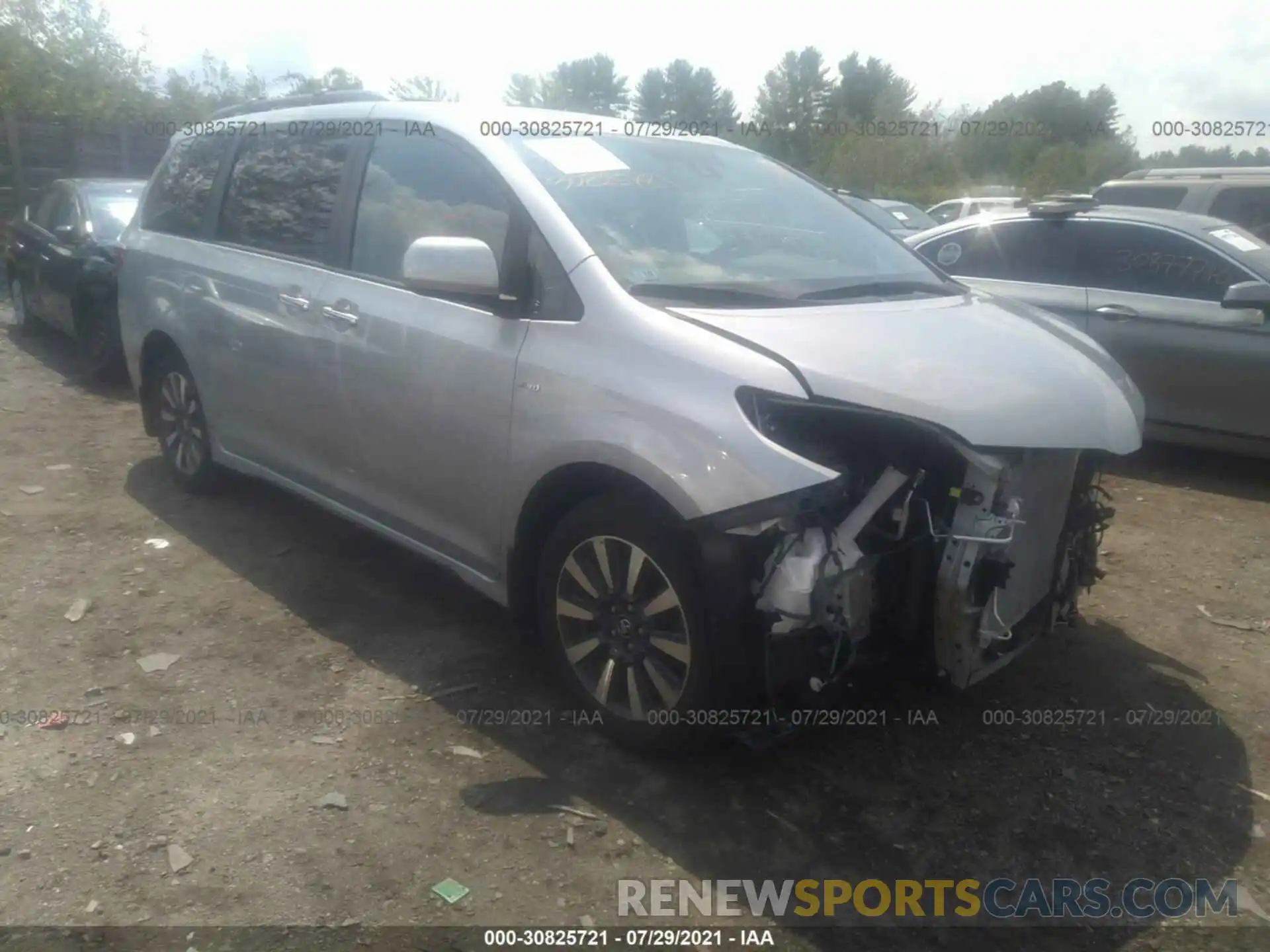 1 Фотография поврежденного автомобиля 5TDDZ3DC9LS235351 TOYOTA SIENNA 2020