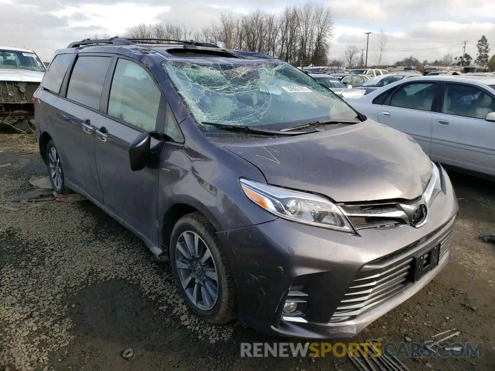 1 Photograph of a damaged car 5TDDZ3DC9LS250836 TOYOTA SIENNA 2020