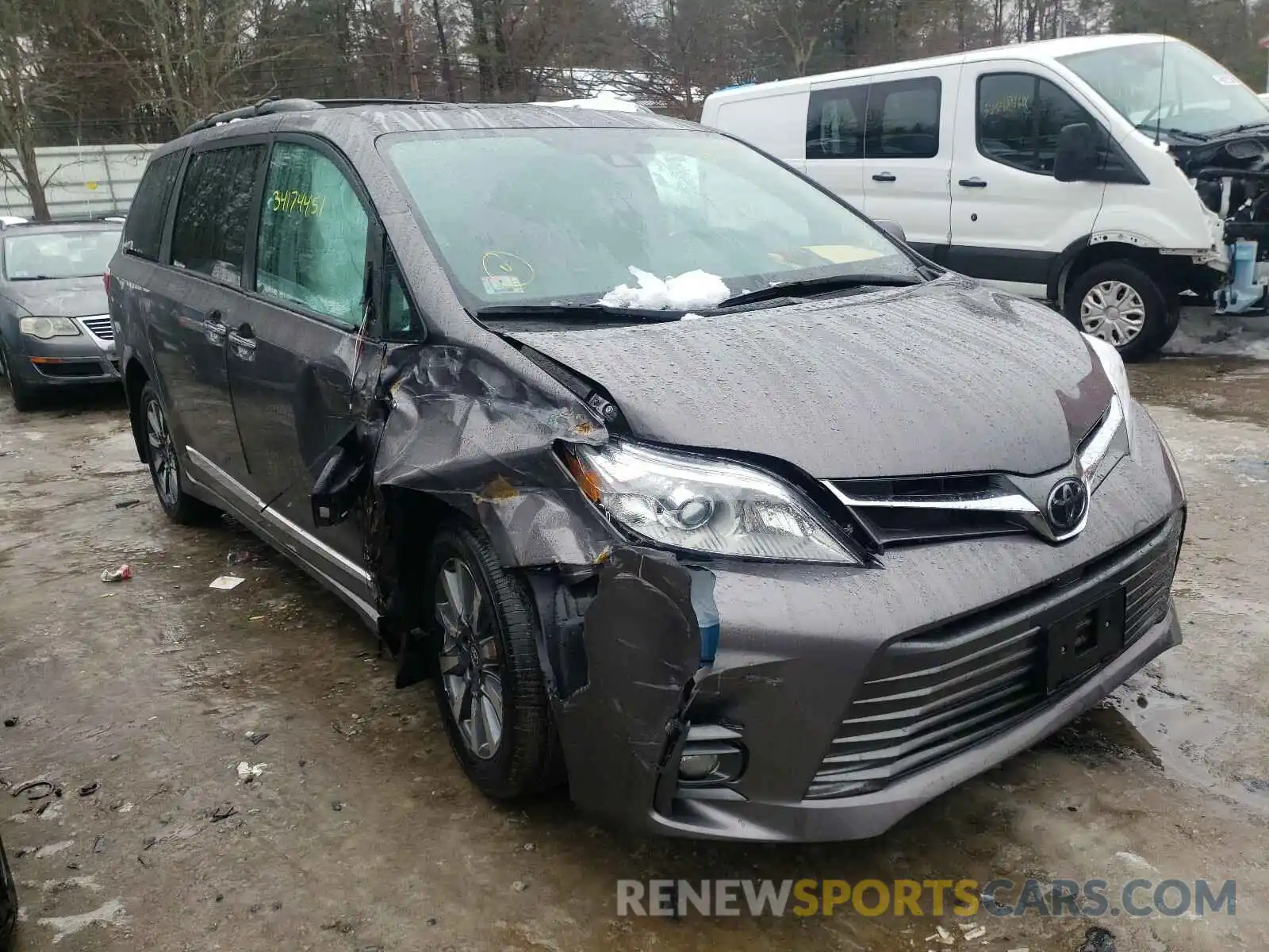 1 Photograph of a damaged car 5TDDZ3DCXLS242776 TOYOTA SIENNA 2020