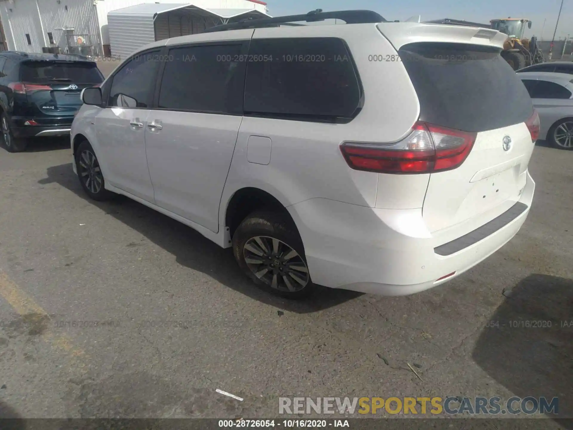 3 Фотография поврежденного автомобиля 5TDDZ3DCXLS250053 TOYOTA SIENNA 2020