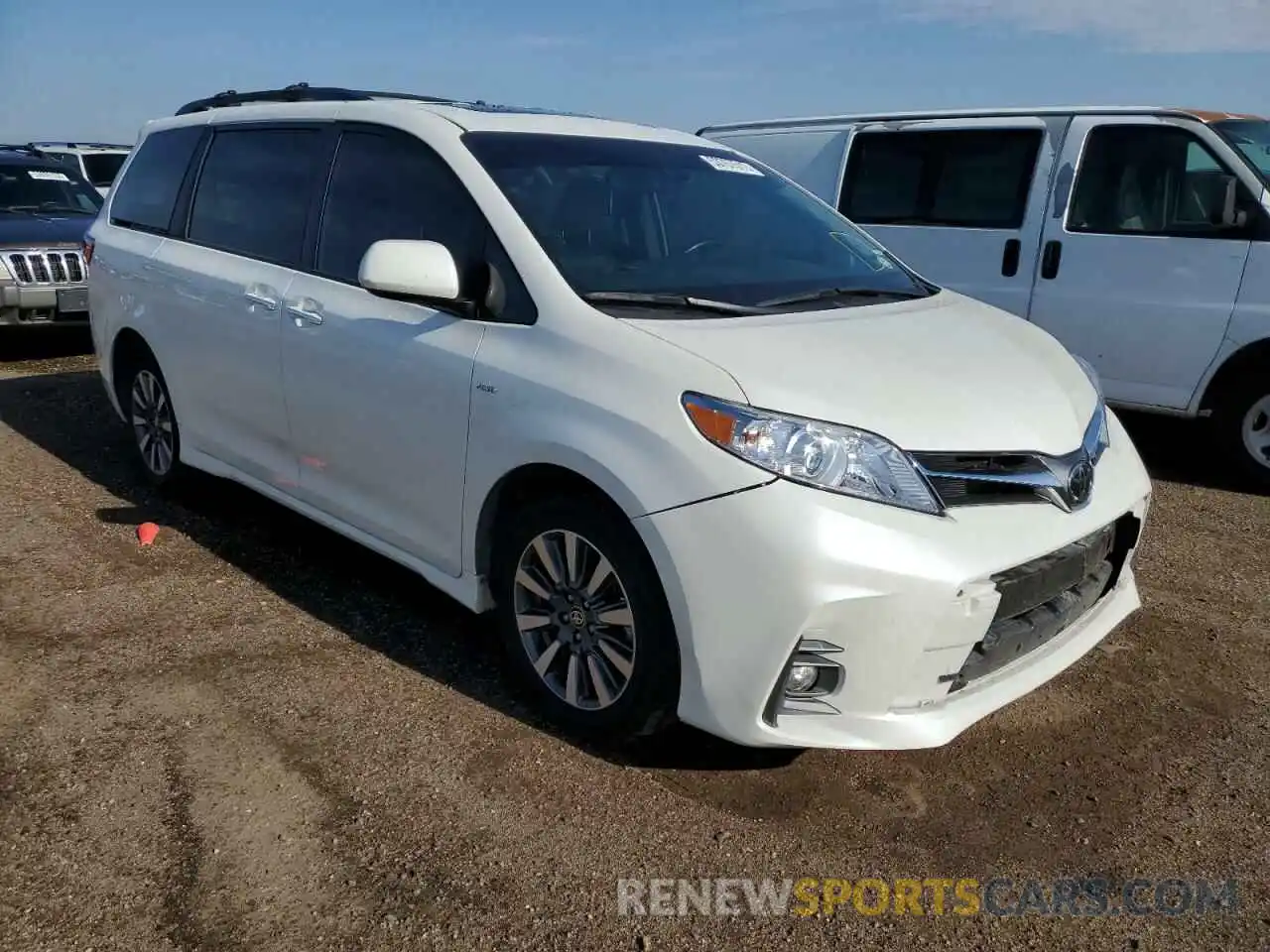 1 Фотография поврежденного автомобиля 5TDDZ3DCXLS250618 TOYOTA SIENNA 2020