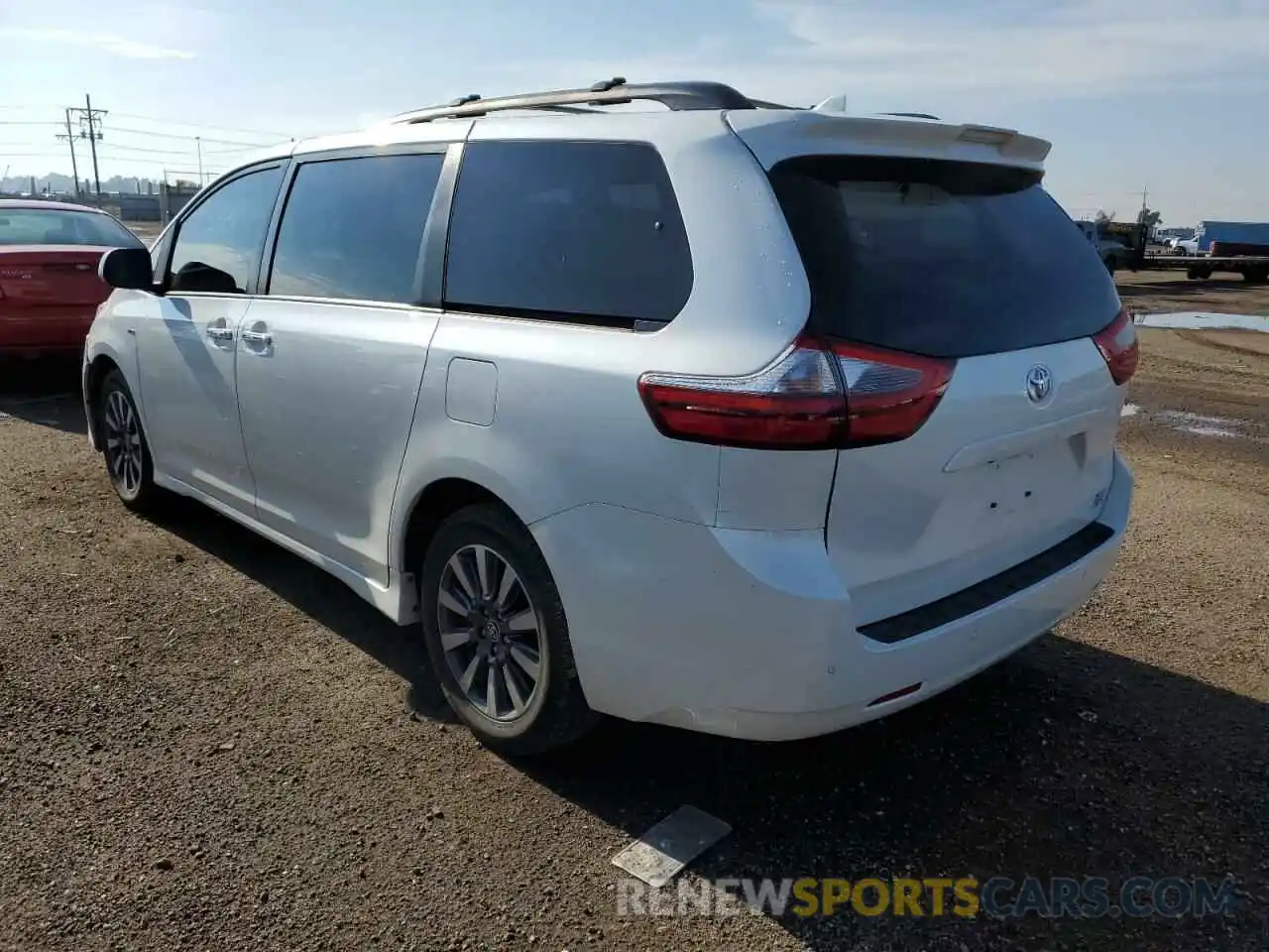 3 Фотография поврежденного автомобиля 5TDDZ3DCXLS250618 TOYOTA SIENNA 2020