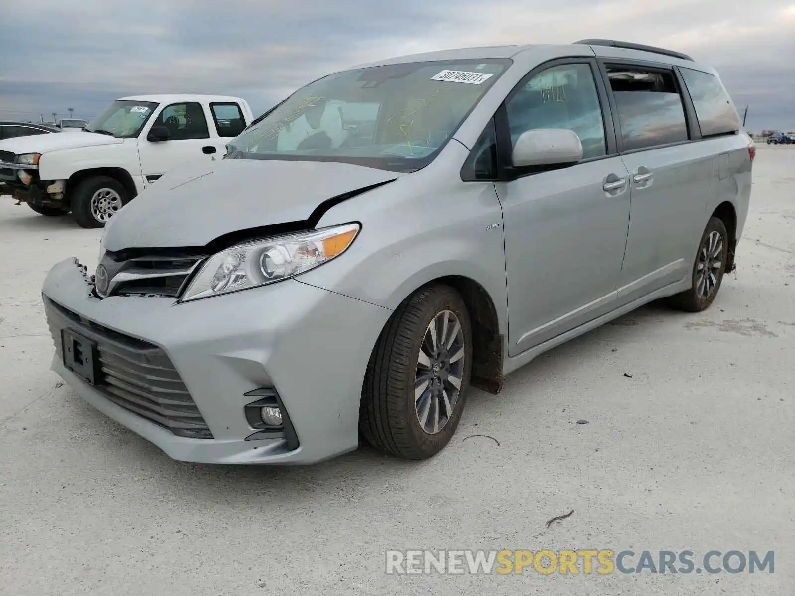 2 Фотография поврежденного автомобиля 5TDDZ3DCXLS252210 TOYOTA SIENNA 2020