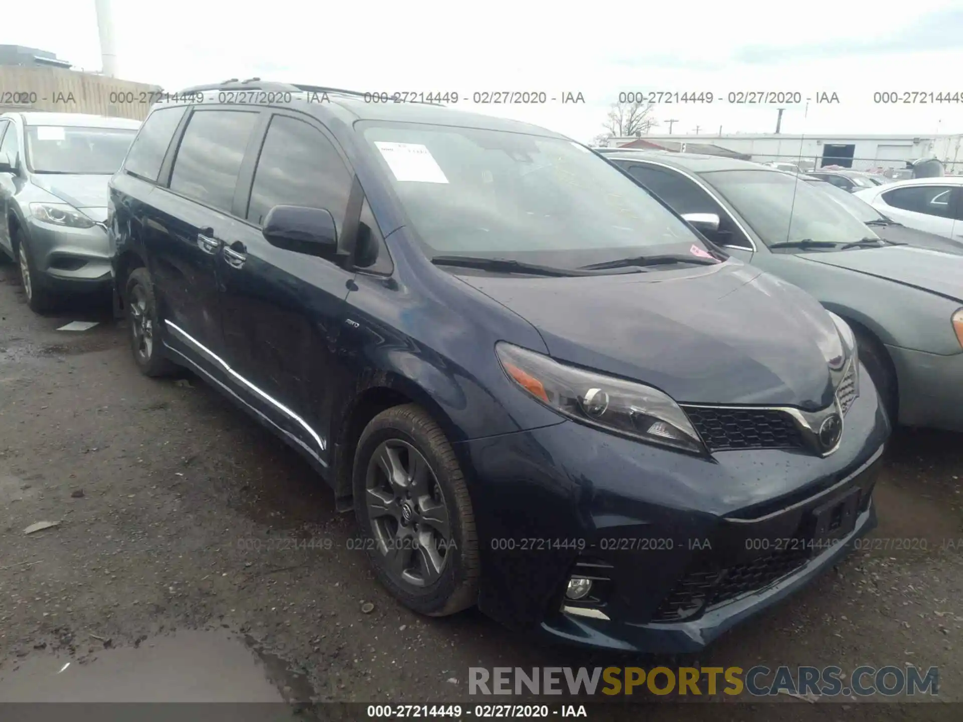 1 Фотография поврежденного автомобиля 5TDEZ3DC0LS229376 TOYOTA SIENNA 2020