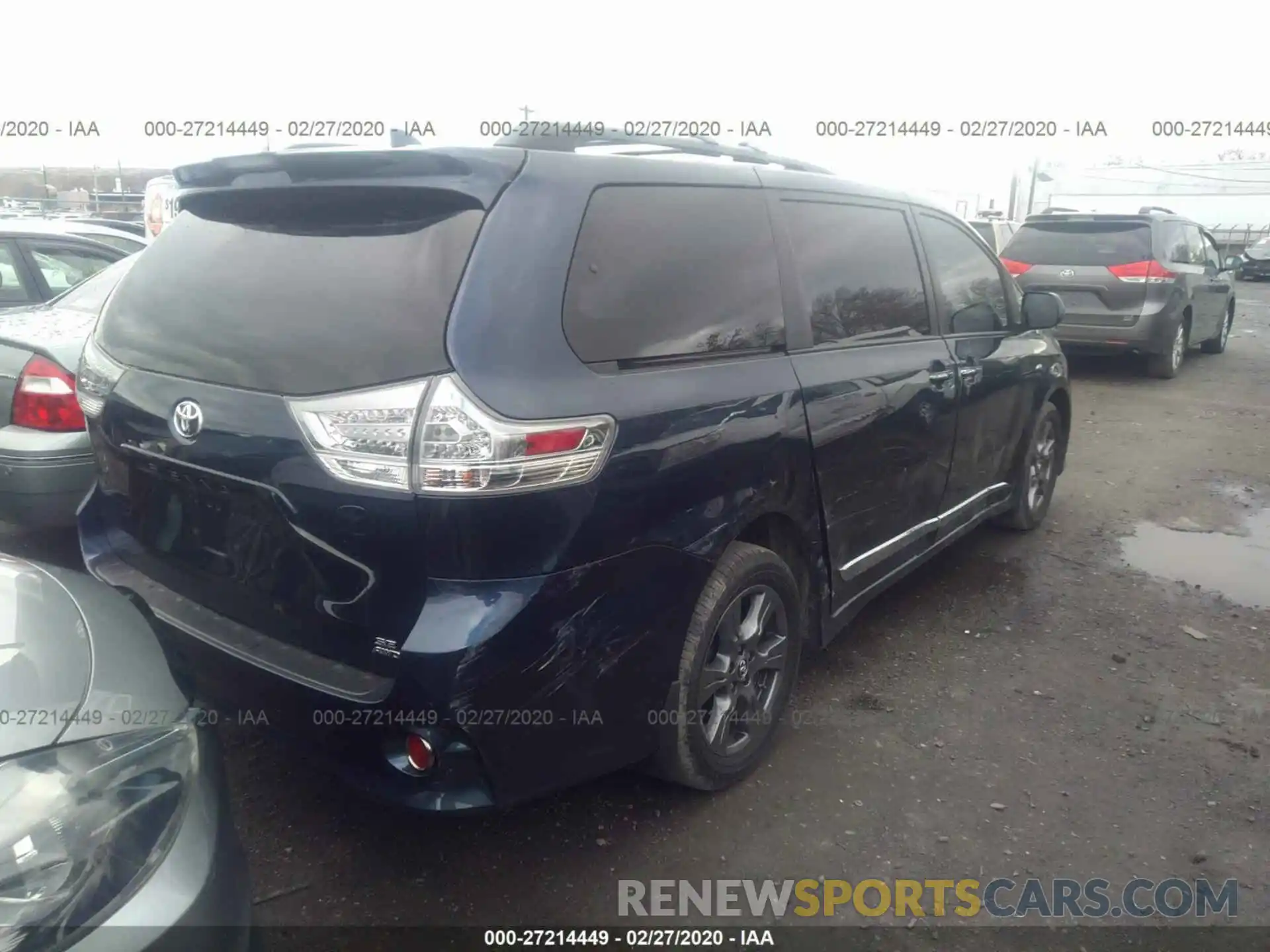 4 Фотография поврежденного автомобиля 5TDEZ3DC0LS229376 TOYOTA SIENNA 2020