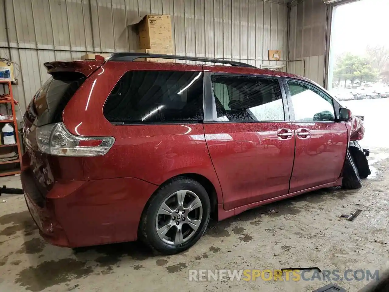 3 Фотография поврежденного автомобиля 5TDEZ3DC2LS228066 TOYOTA SIENNA 2020