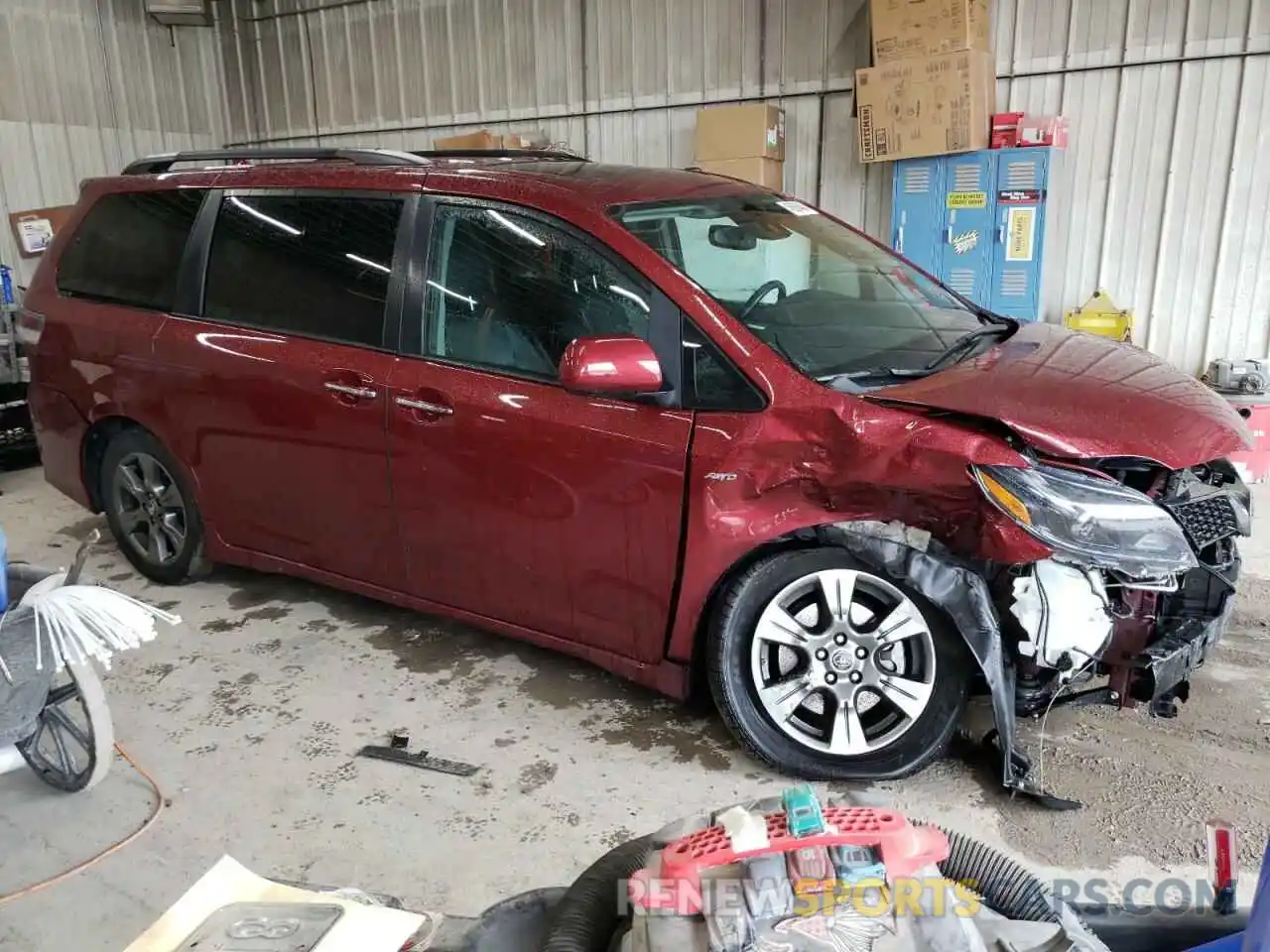 4 Фотография поврежденного автомобиля 5TDEZ3DC2LS228066 TOYOTA SIENNA 2020