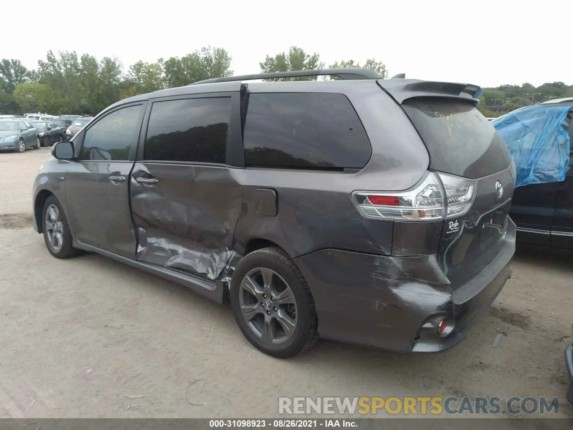 6 Фотография поврежденного автомобиля 5TDEZ3DC2LS235468 TOYOTA SIENNA 2020