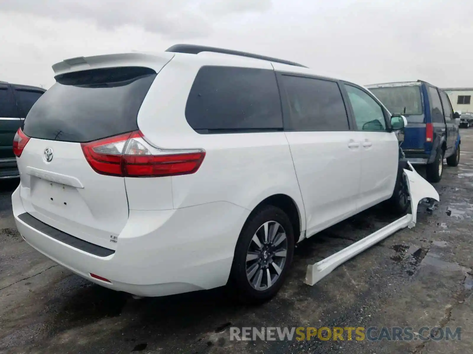 4 Фотография поврежденного автомобиля 5TDJZ3DC1LS236318 TOYOTA SIENNA 2020