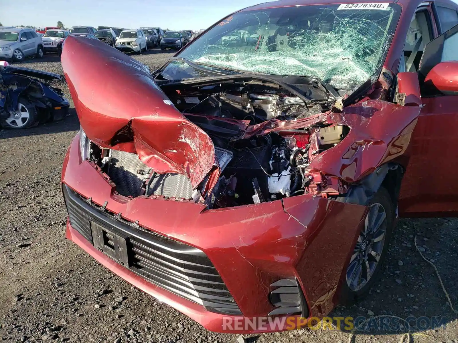 7 Photograph of a damaged car 5TDJZ3DC2LS228731 TOYOTA SIENNA 2020