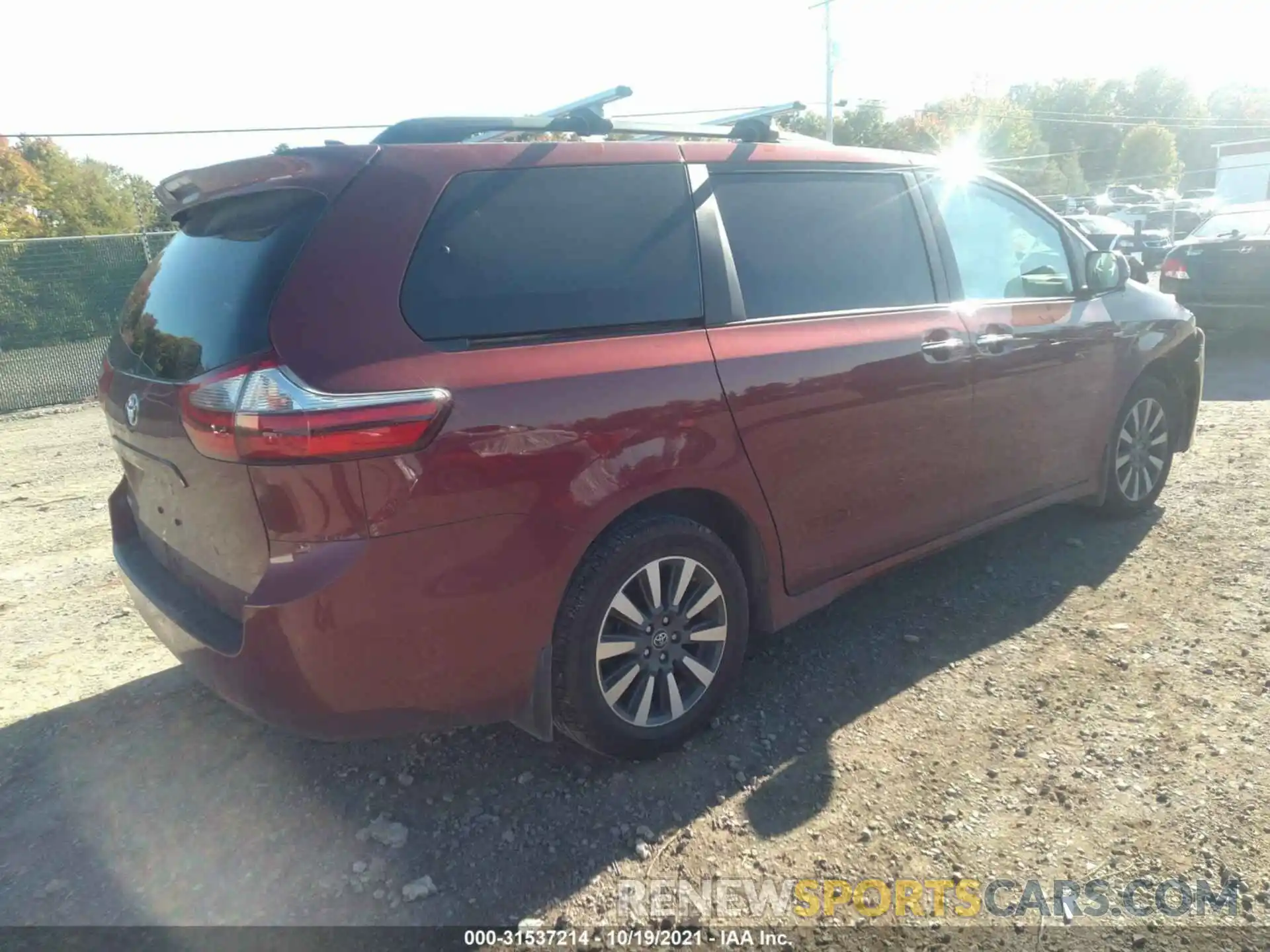 4 Фотография поврежденного автомобиля 5TDJZ3DC4LS239391 TOYOTA SIENNA 2020