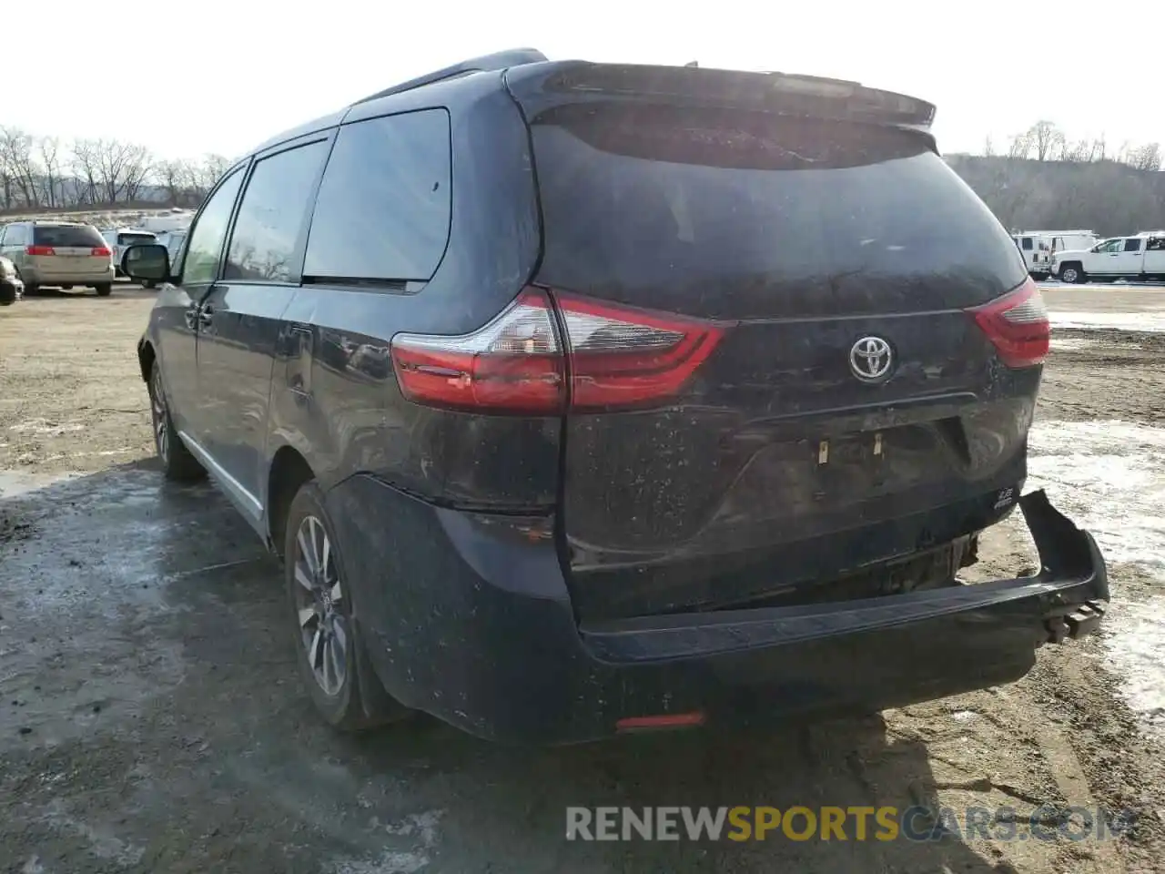 3 Фотография поврежденного автомобиля 5TDJZ3DC7LS233276 TOYOTA SIENNA 2020