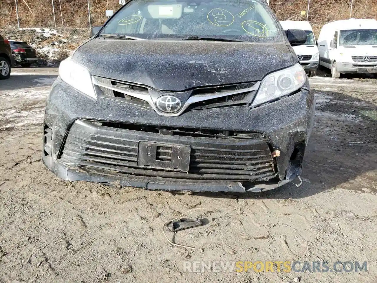 9 Фотография поврежденного автомобиля 5TDJZ3DC7LS233276 TOYOTA SIENNA 2020