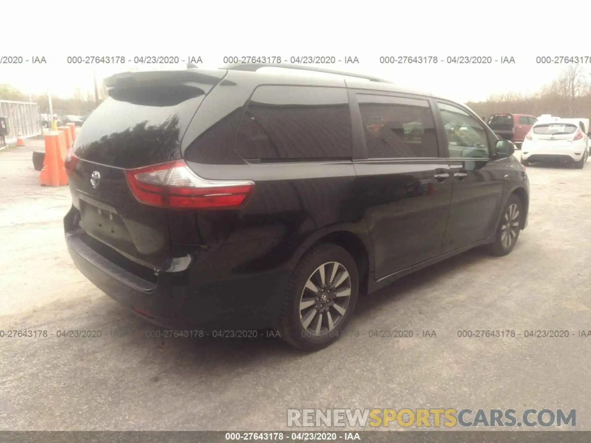 4 Фотография поврежденного автомобиля 5TDJZ3DC9LS236146 TOYOTA SIENNA 2020