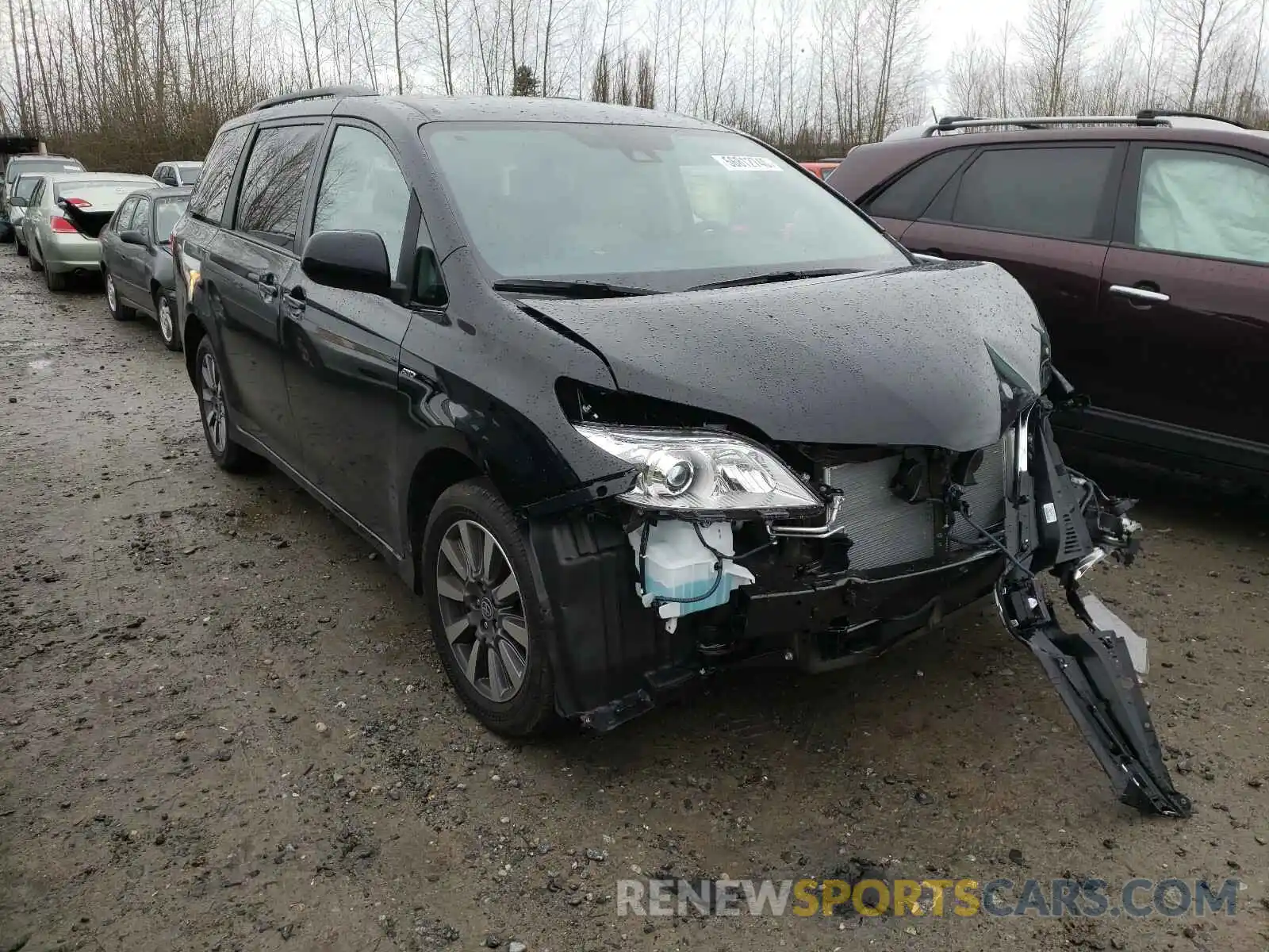 1 Photograph of a damaged car 5TDJZ3DC9LS251620 TOYOTA SIENNA 2020