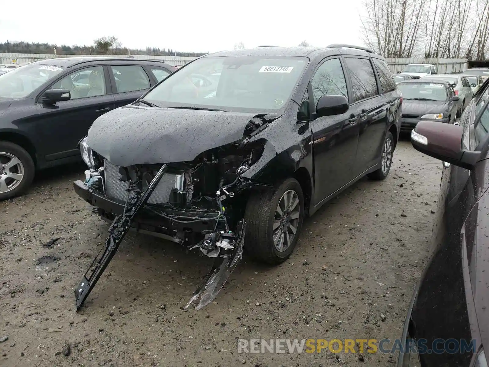 2 Photograph of a damaged car 5TDJZ3DC9LS251620 TOYOTA SIENNA 2020