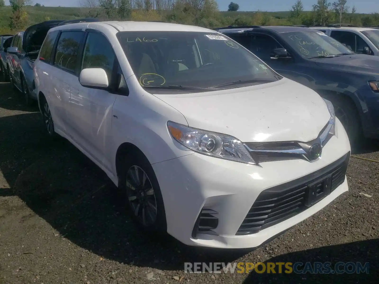 1 Photograph of a damaged car 5TDJZ3DCXLS235510 TOYOTA SIENNA 2020