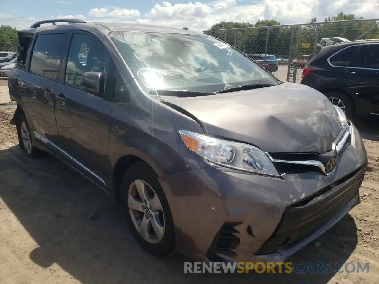 1 Photograph of a damaged car 5TDKZ3DC0LS036082 TOYOTA SIENNA 2020