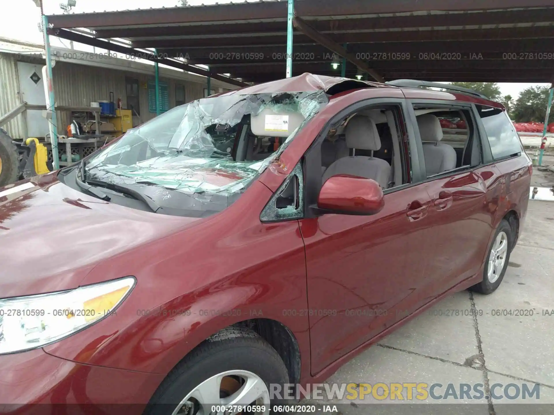 6 Photograph of a damaged car 5TDKZ3DC0LS054243 TOYOTA SIENNA 2020