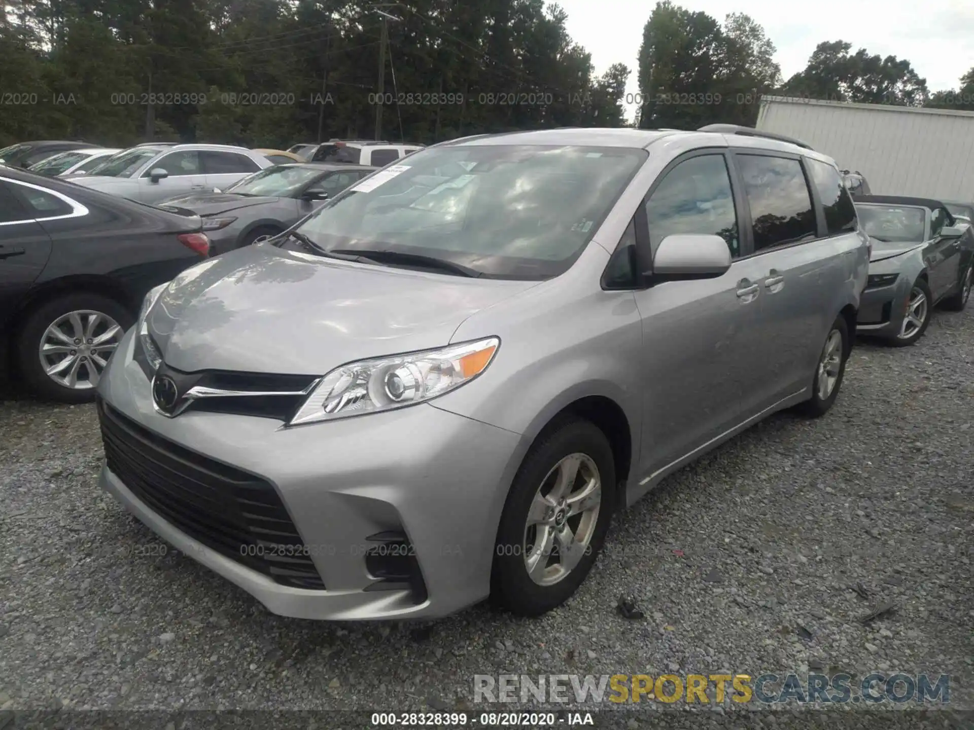 2 Photograph of a damaged car 5TDKZ3DC0LS054632 TOYOTA SIENNA 2020