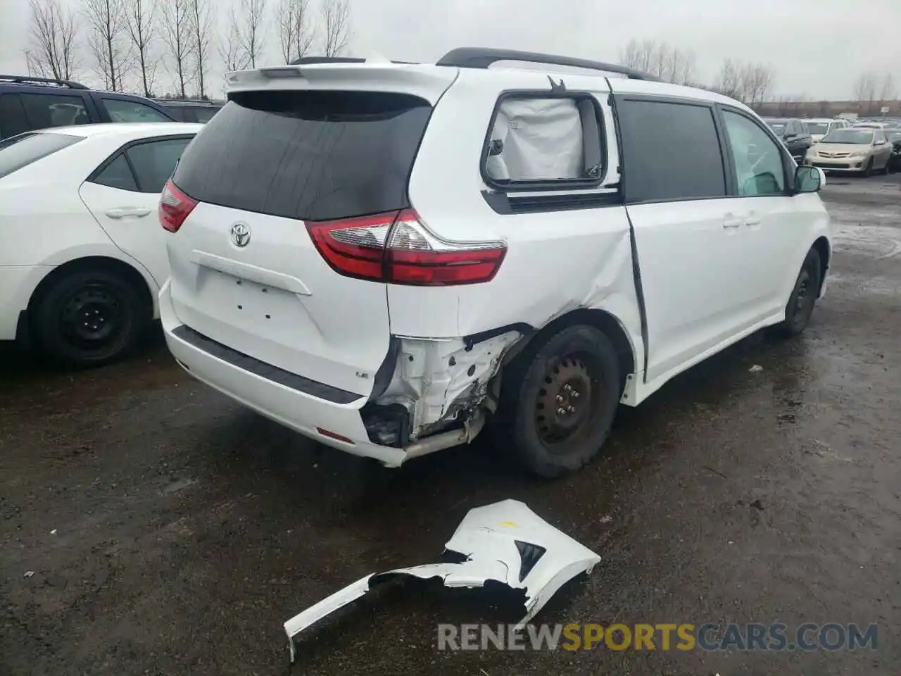 4 Фотография поврежденного автомобиля 5TDKZ3DC0LS060026 TOYOTA SIENNA 2020