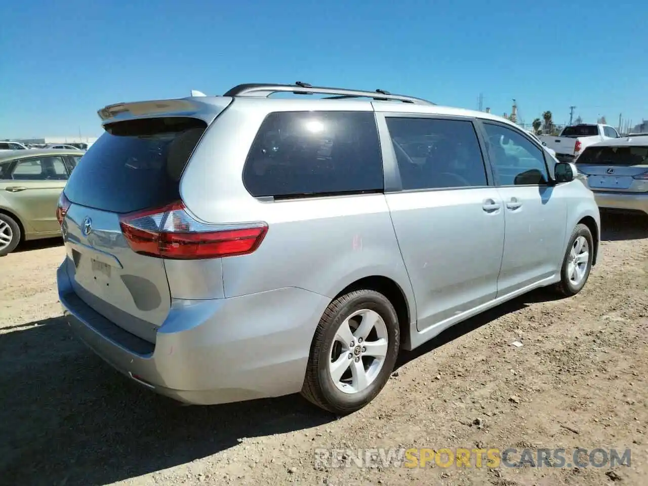 4 Фотография поврежденного автомобиля 5TDKZ3DC0LS071334 TOYOTA SIENNA 2020