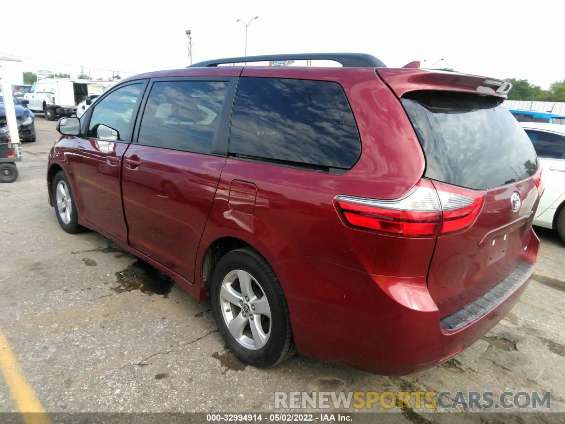 3 Фотография поврежденного автомобиля 5TDKZ3DC0LS071415 TOYOTA SIENNA 2020