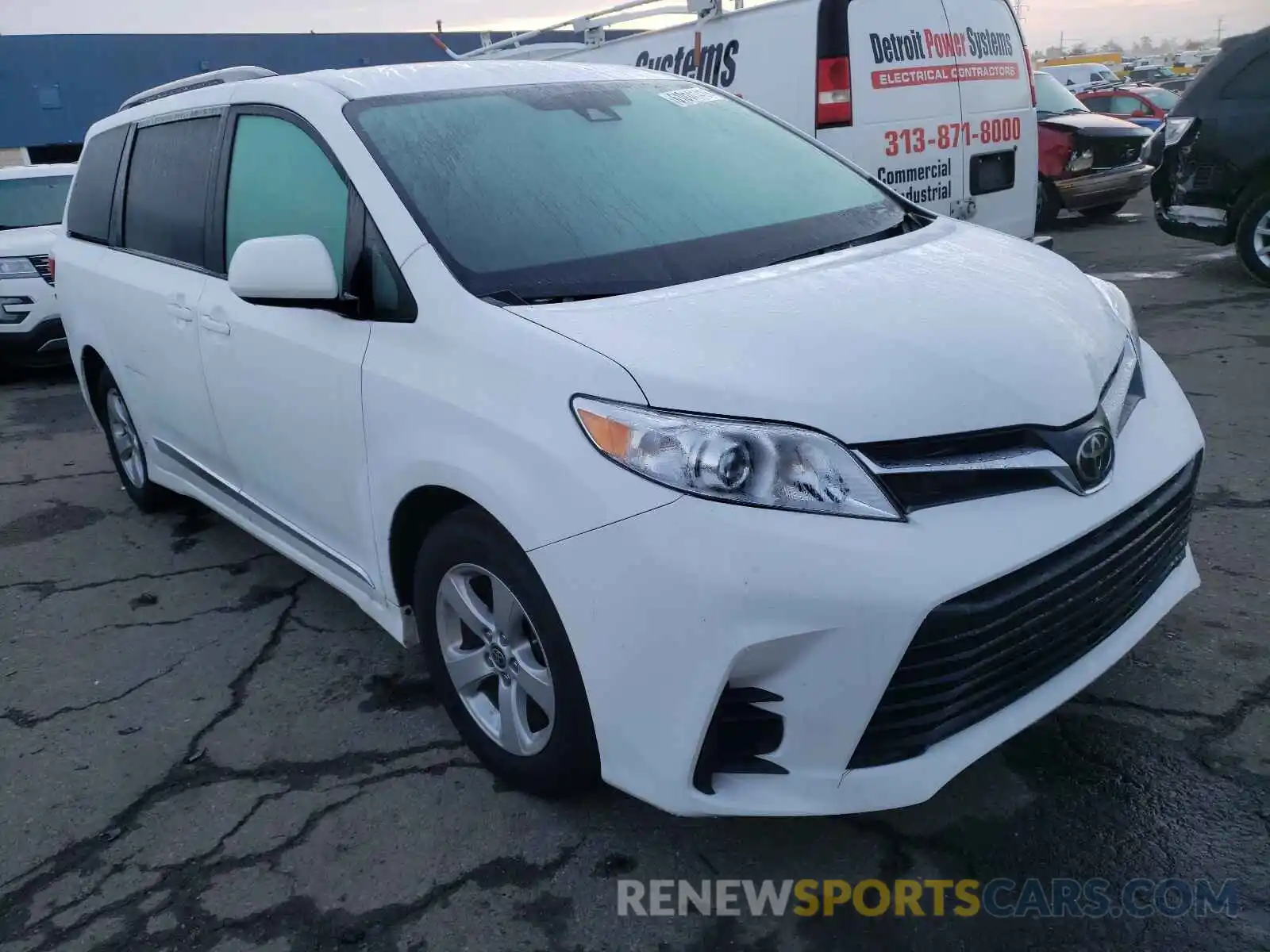 1 Фотография поврежденного автомобиля 5TDKZ3DC0LS081300 TOYOTA SIENNA 2020