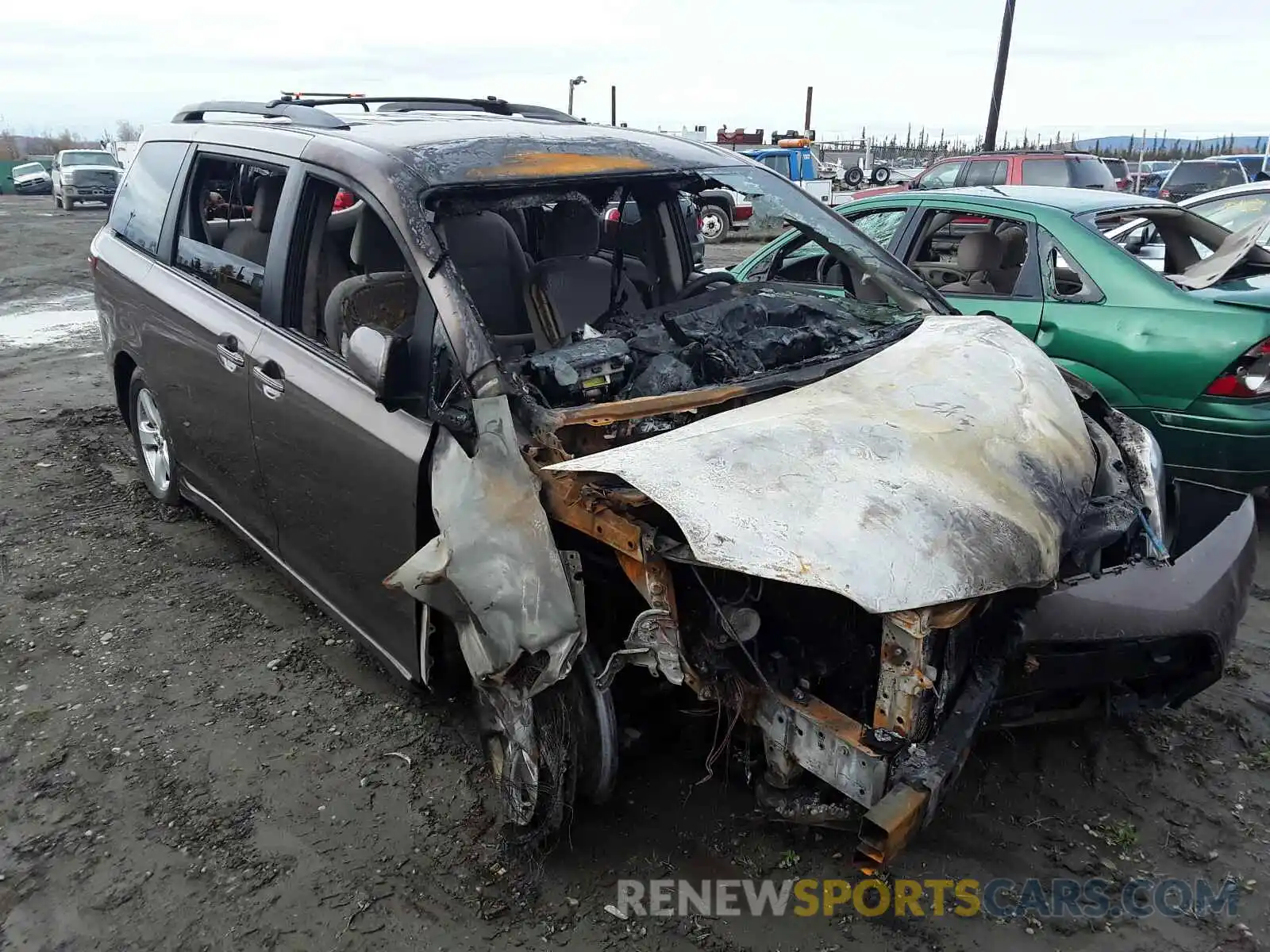 1 Photograph of a damaged car 5TDKZ3DC1LS021333 TOYOTA SIENNA 2020