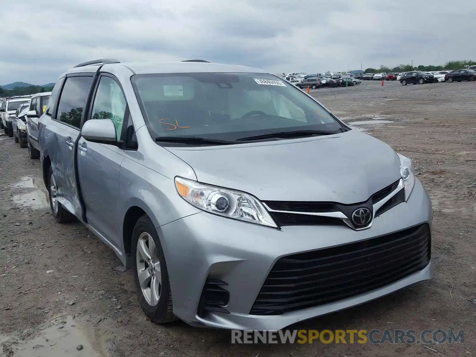 1 Photograph of a damaged car 5TDKZ3DC1LS025978 TOYOTA SIENNA 2020