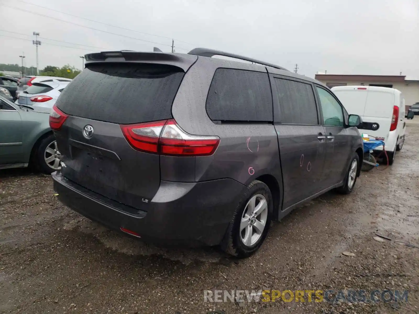 4 Фотография поврежденного автомобиля 5TDKZ3DC1LS050542 TOYOTA SIENNA 2020