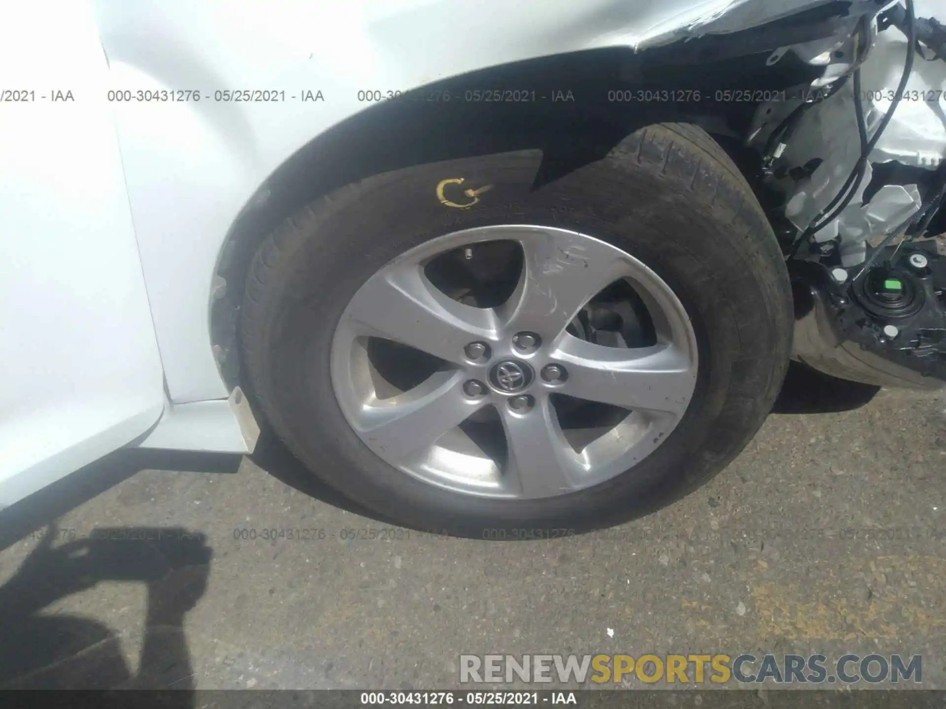 15 Фотография поврежденного автомобиля 5TDKZ3DC1LS054302 TOYOTA SIENNA 2020